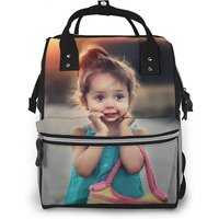 Sac à dos école photo personnalisé imperméable PU