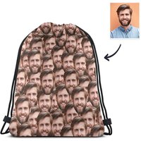 Custom Drawstring Bag With Face — Travel Accessories