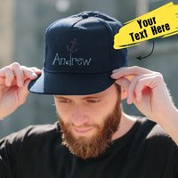 Casquette de baseball personnalisée pour garçons bleu foncé — Casquette de baseball