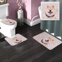 Ensemble de 3 tapis de salle de bain antidérapants personnalisés — Décoration murale