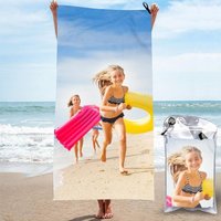 Serviette de bain personnalisée séchage rapide fibre ultrafine — Serviettes de bain