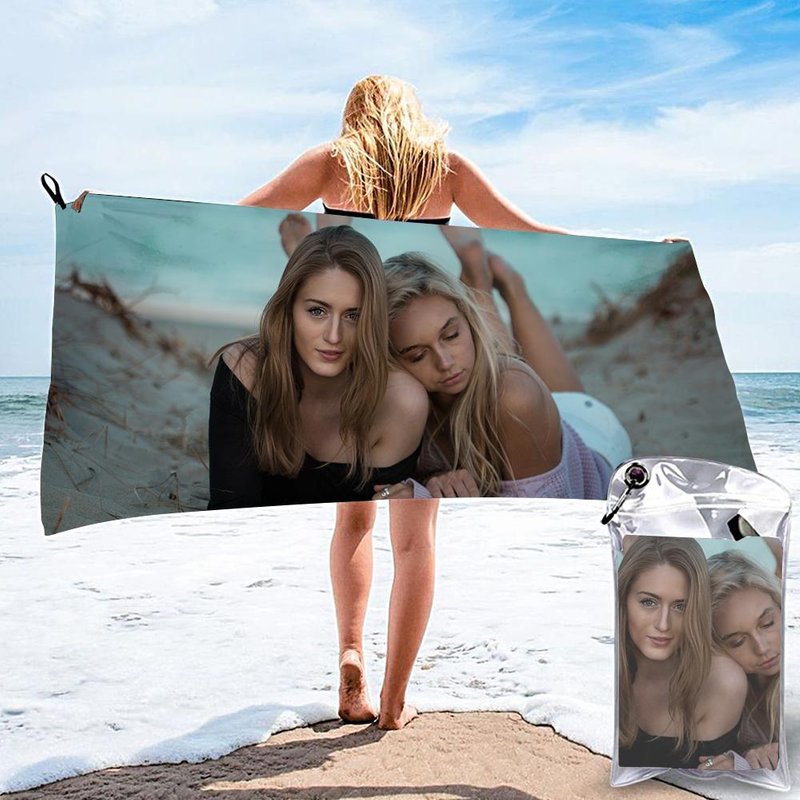 Serviette de bain personnalisée avec photo — Serviettes de bain
