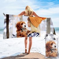 Custom Photo Pet Bath Towel Quick-Dry Ultrafine Fiber — Dog Toys