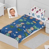 Custom Minime Dinosaur Duvet Cover Set for Kids