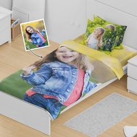 Custom Photo Bedding Set with Duvet Cover