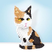 Mini Blocs de Construction Chat pour Enfants et Adultes — Jouets pour chiens