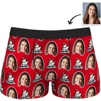 Personalized Snowman Men's Boxer Underwear — Fashion Accessories