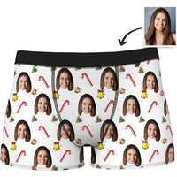Custom Boxer Shorts Funny Underwear Men Christmas Bell — Fashion Accessories