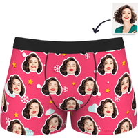 Personalized Men's Boxer Underwear - Cloud