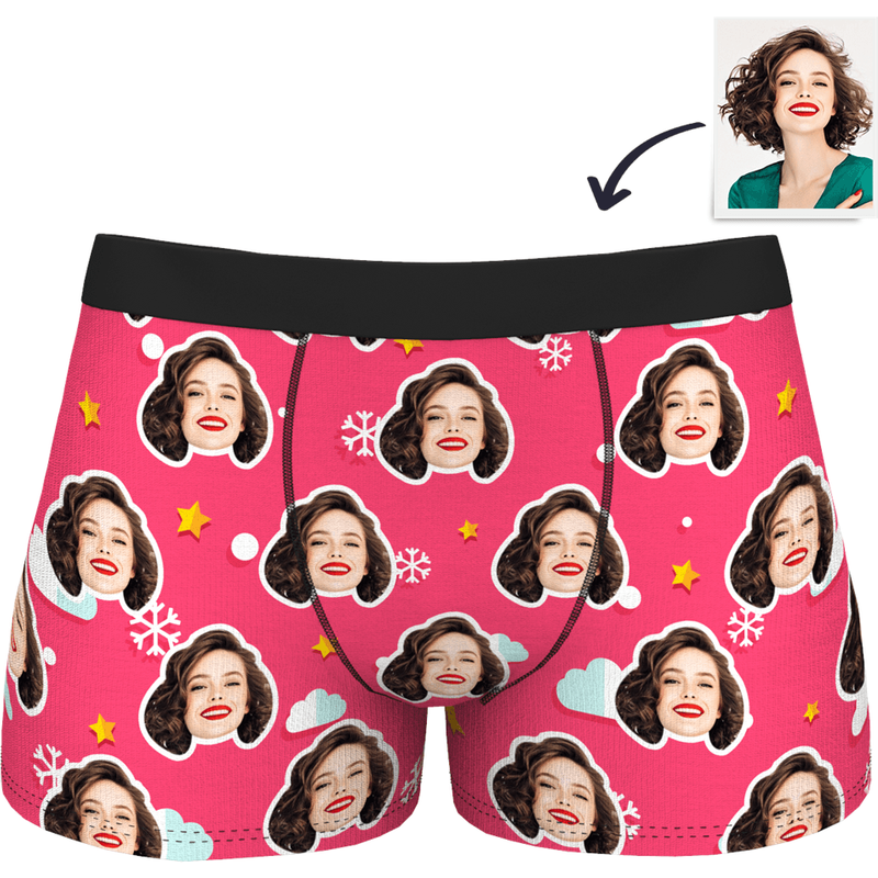 Personalized Men's Boxer Underwear - Cloud — Fashion Accessories