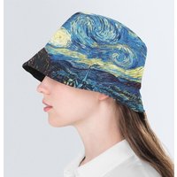 Chapeau Bucket Unisexe Imprimé Réversible — Accessoires de mode