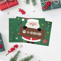 Spotify Code Santa Christmas Gift Card