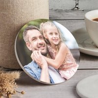 Custom Photo Coaster Gift for Dad — Kitchen Gadgets