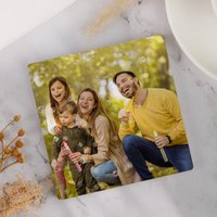 Sous-verre carré photo personnalisé cadeau famille — Gadgets de cuisine