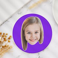 Custom Photo Face Coaster — Coasters & Placemats