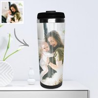 Personalized Travel Mug 400ml Custom Photo Cup — Kitchen Gadgets