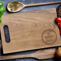 Personalized Cutting Board with Handle — Kitchen Gadgets