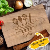 Planche à découper personnalisée texte gravé — Gadgets de cuisine