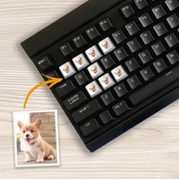 Custom Pet Face Cherry MX Keycaps