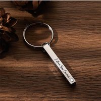 Personalized Birthstone Keychain October Birthday Gift