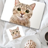 Skin Ordinateur Portable Photo Chat Personnalisé — Jouets pour chiens