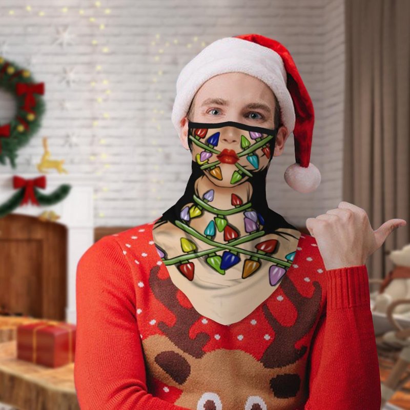 Foulard de Soie Masque Facial Lavable — Foulard en soie