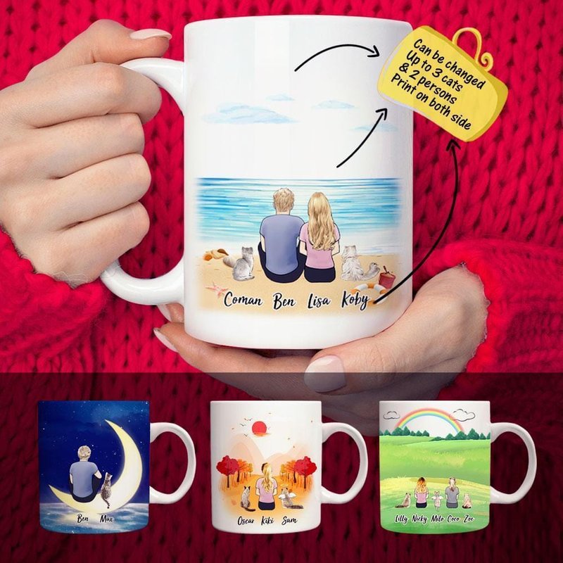 Personalized Cat Memorial Coffee Mug — Mugs & Tumblers
