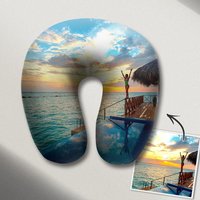 Travel Neck Pillow Custom Memorial Gift
