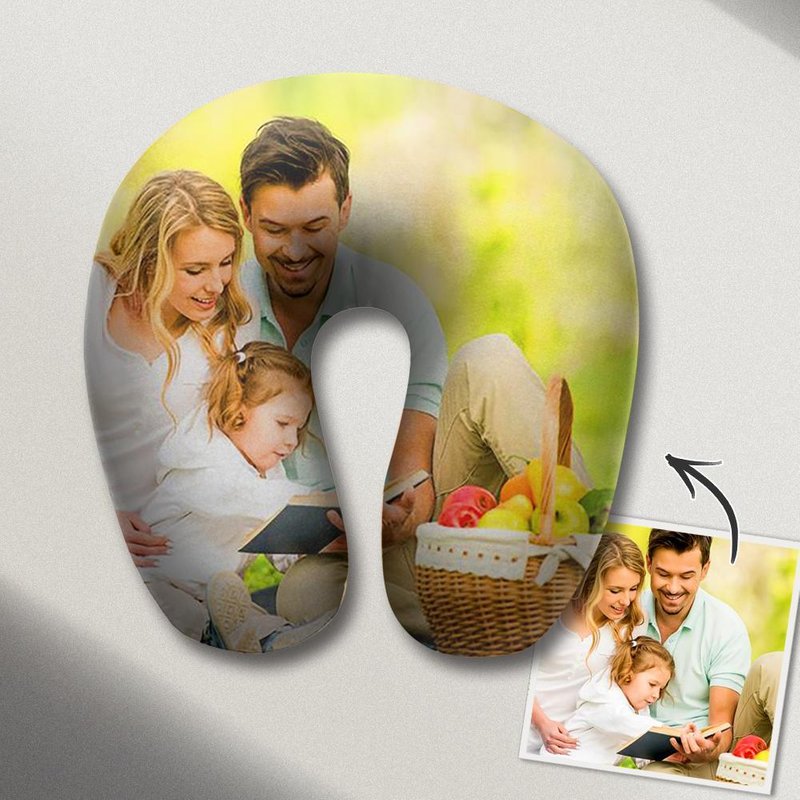 Personalized Travel Neck Pillow — Pillows