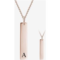 Sympathy Loss of Mother Bar Necklace Silver
