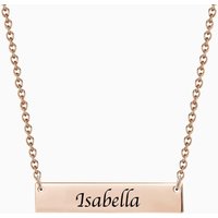 Engraved Bar Necklace - Sympathy Gift