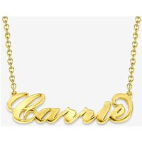 Name Necklace - Carrie Style Silver
