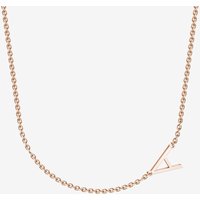 Personalized Initial Name Silver Necklace