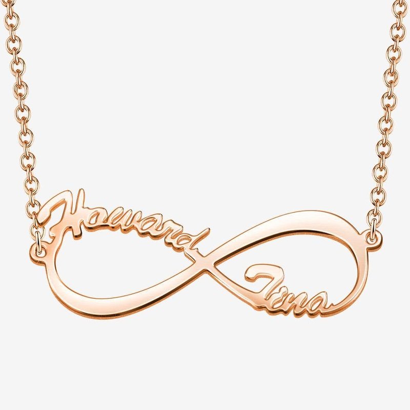 Collier nom argenté personnalisé pour elle — Collier Argent Femme
