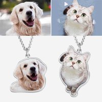 Silver Platinum Plated Photo Necklace