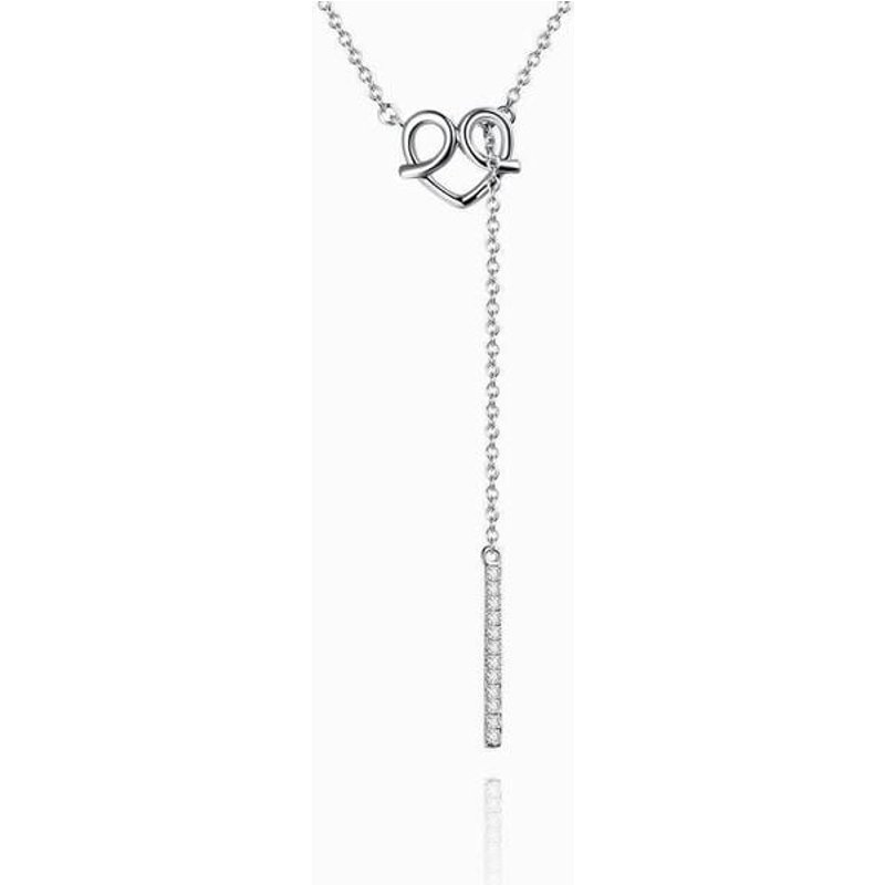 Collier Cœur Argent pour Couples — Collier Argent Femme