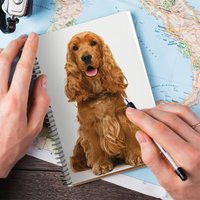 Cahier Photo Spiralé Cadeau Chien Amoureux des Animaux 14x21cm