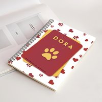 Carnet Spiralé Ligné Amoureux des Animaux 14x21cm — Jouets pour chiens