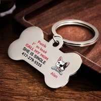 Étiquette d'identification personnalisée pour chien