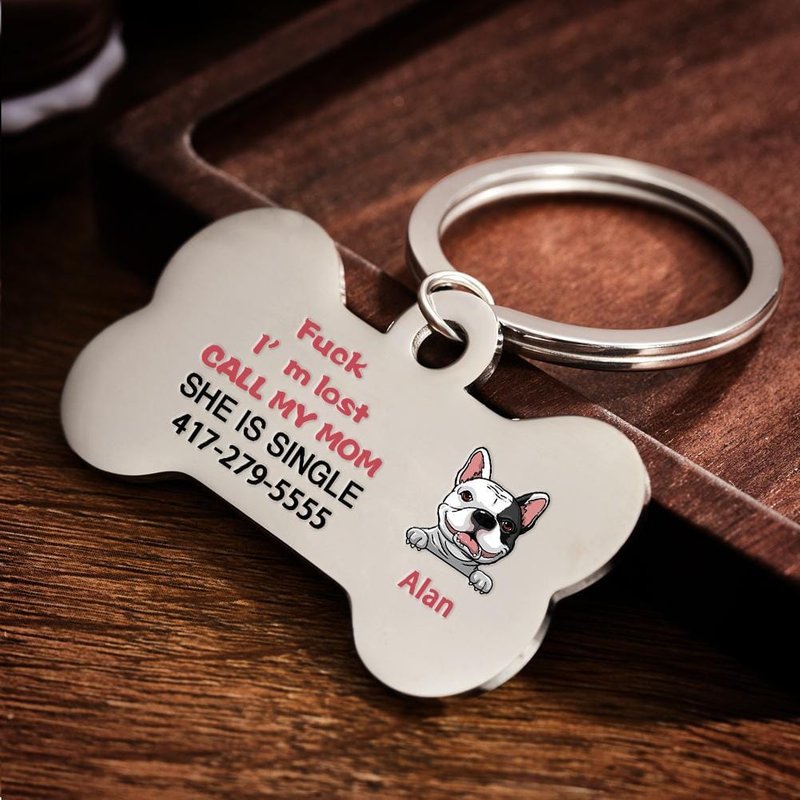 Étiquette d'identification personnalisée pour chien — Jouets pour chiens