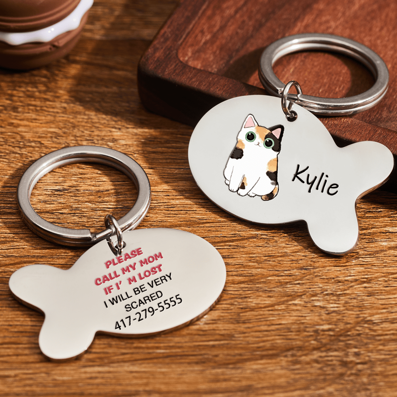 Étiquette d'identification chat personnalisée — Jouets pour chiens