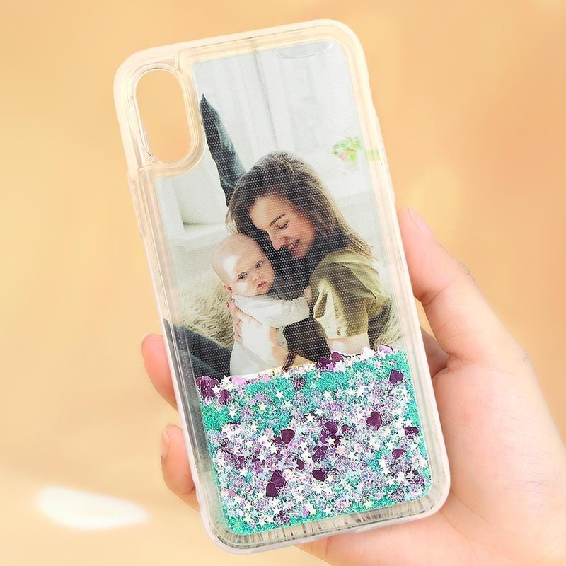 Étui iPhone Custom Quicksand Vert — Coque de téléphone
