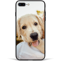 Étui iPhone photo animaux personnalisé avec lanière — Coque de téléphone