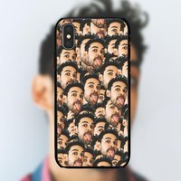 Custom Funny Face iPhone Case with Lanyard