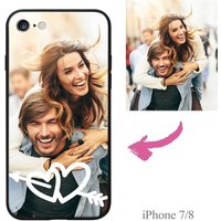 iPhone 7/8 Custom Photo Protective Case with Lanyard