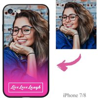 iPhone 7/8 Custom Photo Protective Case with Lanyard
