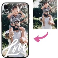 Étui iPhone XR photo personnalisé avec lanière — Coque de téléphone