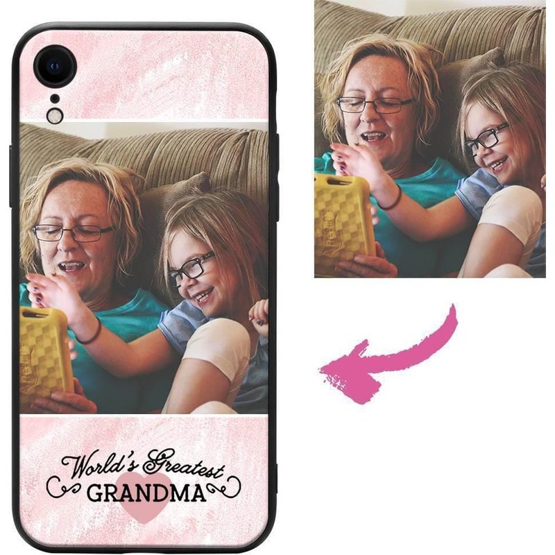 iPhone XR Custom Photo Protective Case with Lanyard — Phone Case
