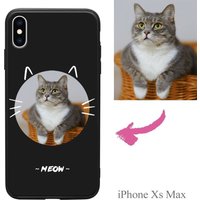 iPhone Xs Max Custom Cat Photo Protective Case