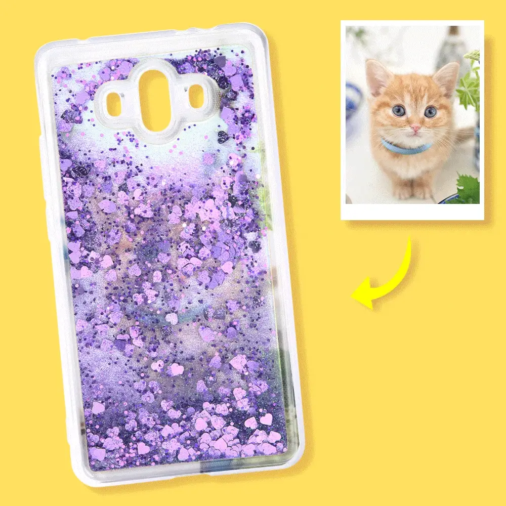 Huawei Mate 10 Quicksand Photo Phone Case